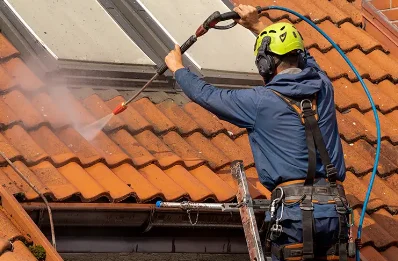 Démoussage et hydrofuge de toiture à Brouillet